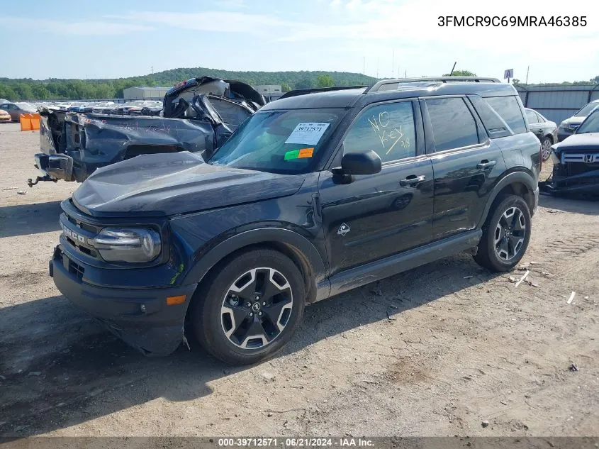 3FMCR9C69MRA46385 2021 Ford Bronco Sport Outer Banks