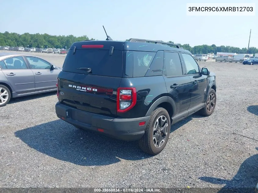 3FMCR9C6XMRB12703 2021 Ford Bronco Sport Outer Banks