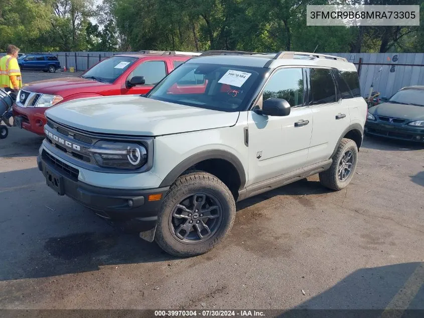 2021 Ford Bronco Sport Big Bend VIN: 3FMCR9B68MRA73305 Lot: 39970304