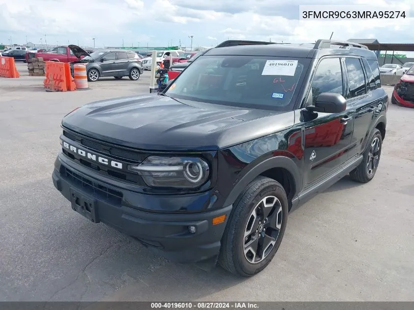 3FMCR9C63MRA95274 2021 Ford Bronco Sport Outer Banks