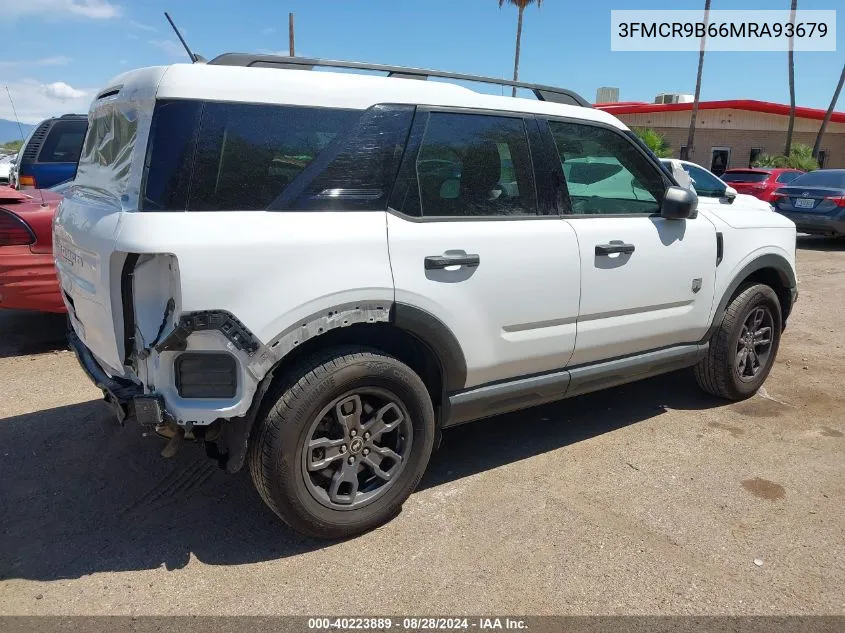 2021 Ford Bronco Sport Big Bend VIN: 3FMCR9B66MRA93679 Lot: 40223889