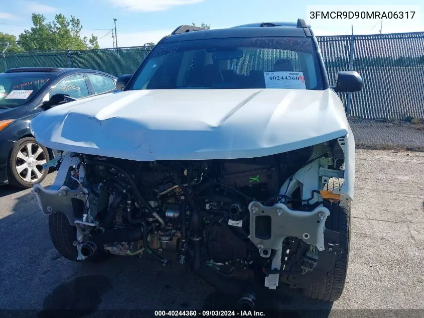 2021 Ford Bronco Sport Badlands VIN: 3FMCR9D90MRA06317 Lot: 40244360