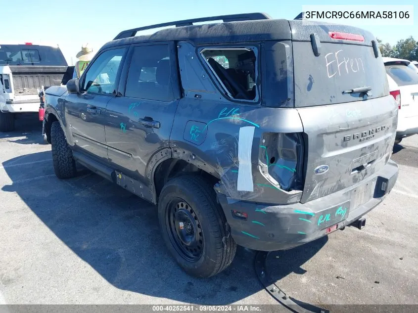 3FMCR9C66MRA58106 2021 Ford Bronco Sport Outer Banks