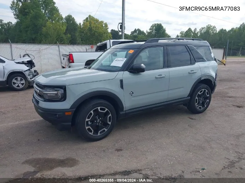 2021 Ford Bronco Sport Outer Banks VIN: 3FMCR9C65MRA77083 Lot: 40265355