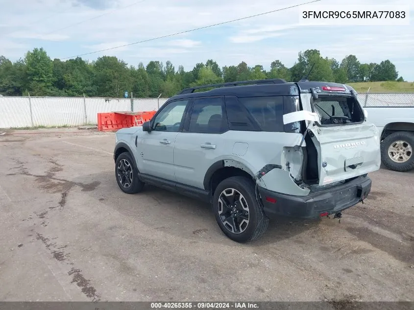 2021 Ford Bronco Sport Outer Banks VIN: 3FMCR9C65MRA77083 Lot: 40265355