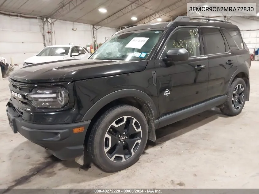 2021 Ford Bronco Sport Outer Banks VIN: 3FMCR9C62MRA72830 Lot: 40272220