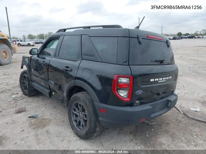 2021 Ford Bronco Sport Big Bend VIN: 3FMCR9B65MRA61256 Lot: 40440963