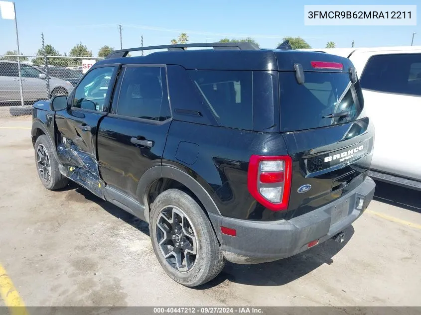 2021 Ford Bronco Sport Big Bend VIN: 3FMCR9B62MRA12211 Lot: 40447212