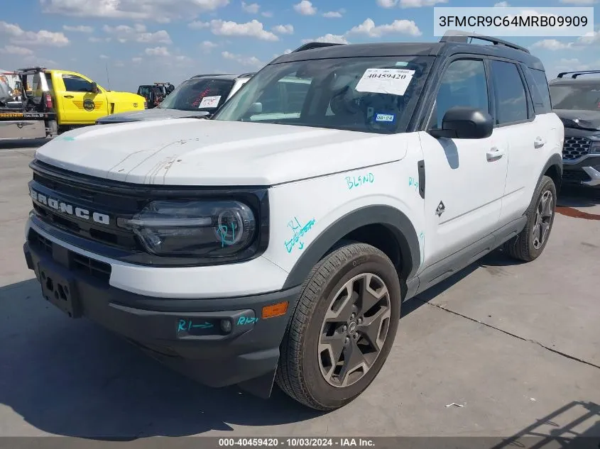 2021 Ford Bronco Sport Outer Banks VIN: 3FMCR9C64MRB09909 Lot: 40459420