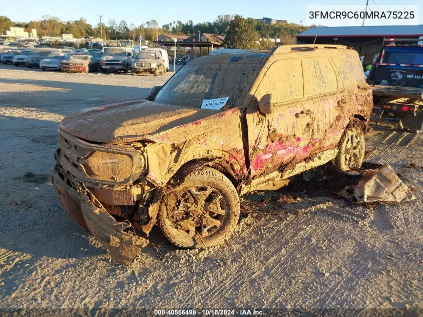 2021 Ford Bronco Sport Outer Banks VIN: 3FMCR9C60MRA75225 Lot: 40556498