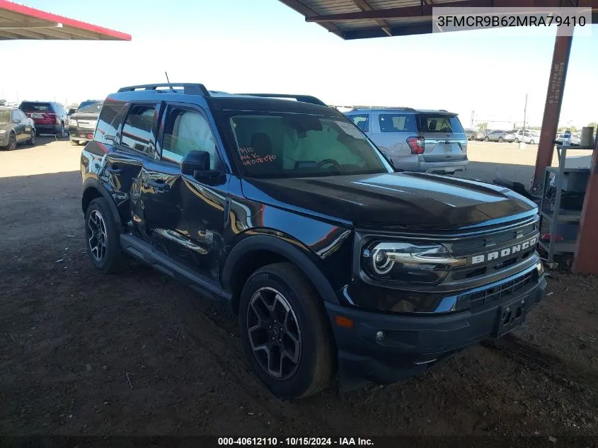 2021 Ford Bronco Sport Big Bend VIN: 3FMCR9B62MRA79410 Lot: 40612110