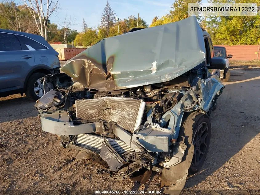 2021 Ford Bronco Sport Big Bend VIN: 3FMCR9B60MRA12322 Lot: 40645766