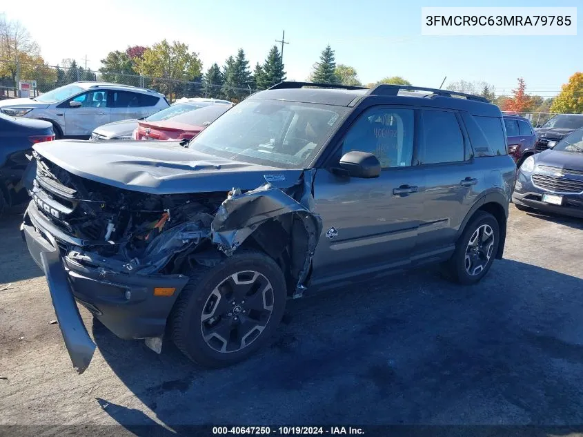 2021 Ford Bronco Sport Outer Banks VIN: 3FMCR9C63MRA79785 Lot: 40647250