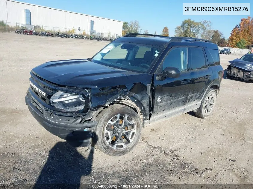 2021 Ford Bronco Sport Outer Banks VIN: 3FMCR9C6XMRB15276 Lot: 40650712