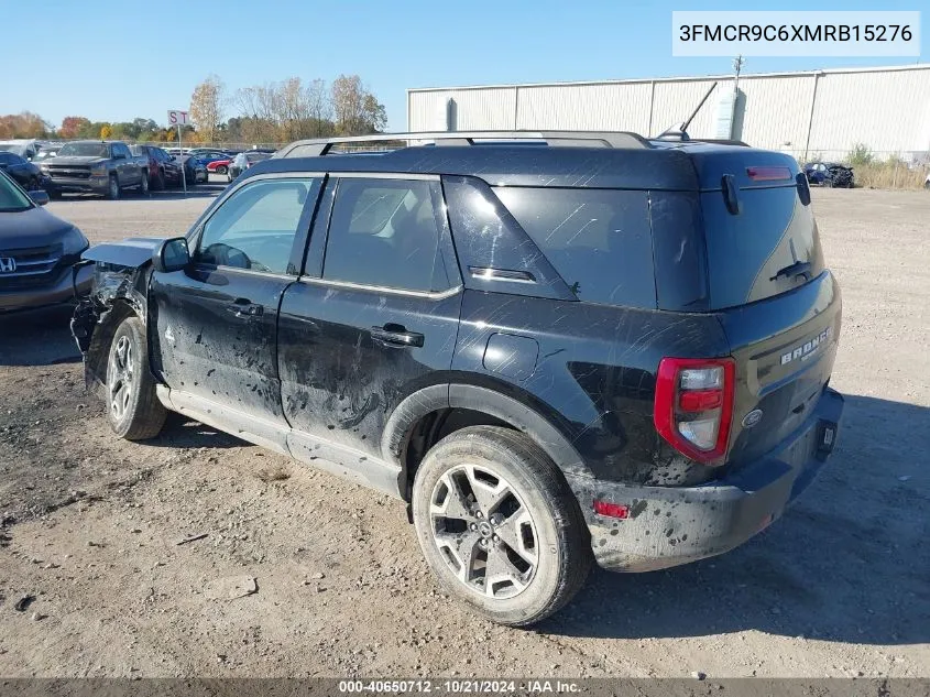 2021 Ford Bronco Sport Outer Banks VIN: 3FMCR9C6XMRB15276 Lot: 40650712