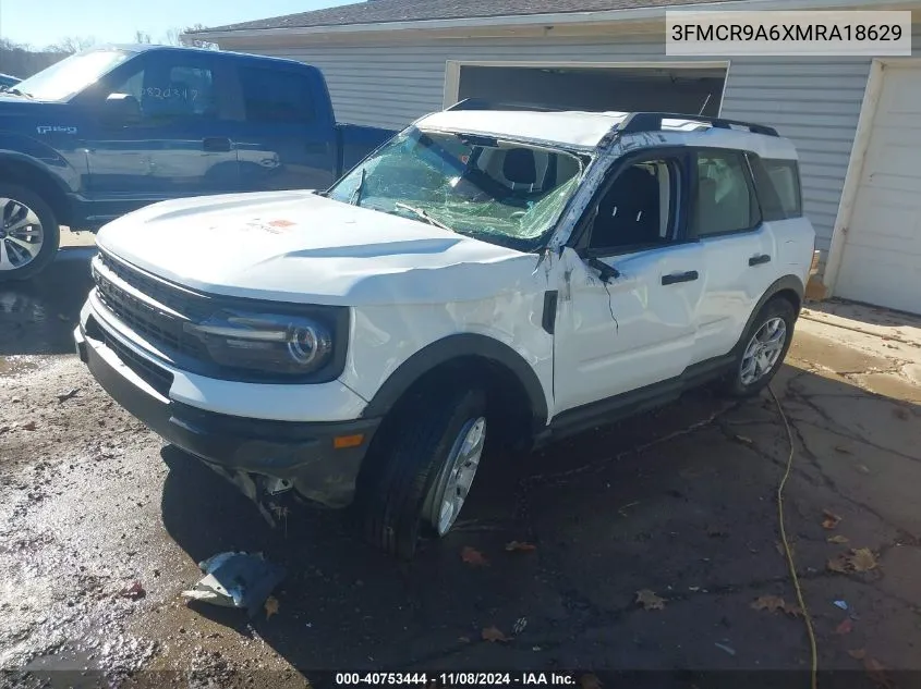 2021 Ford Bronco Sport VIN: 3FMCR9A6XMRA18629 Lot: 40753444