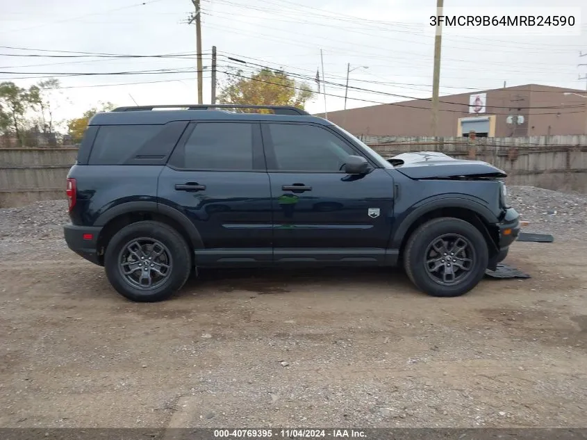 2021 Ford Bronco Sport Big Bend VIN: 3FMCR9B64MRB24590 Lot: 40769395