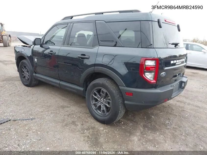 2021 Ford Bronco Sport Big Bend VIN: 3FMCR9B64MRB24590 Lot: 40769395