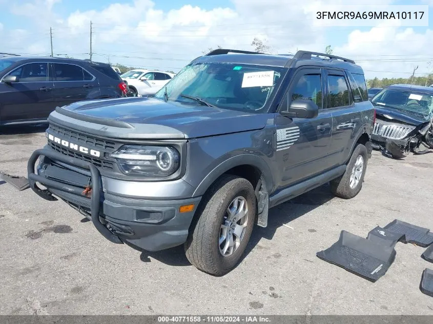 2021 Ford Bronco Sport VIN: 3FMCR9A69MRA10117 Lot: 40771558