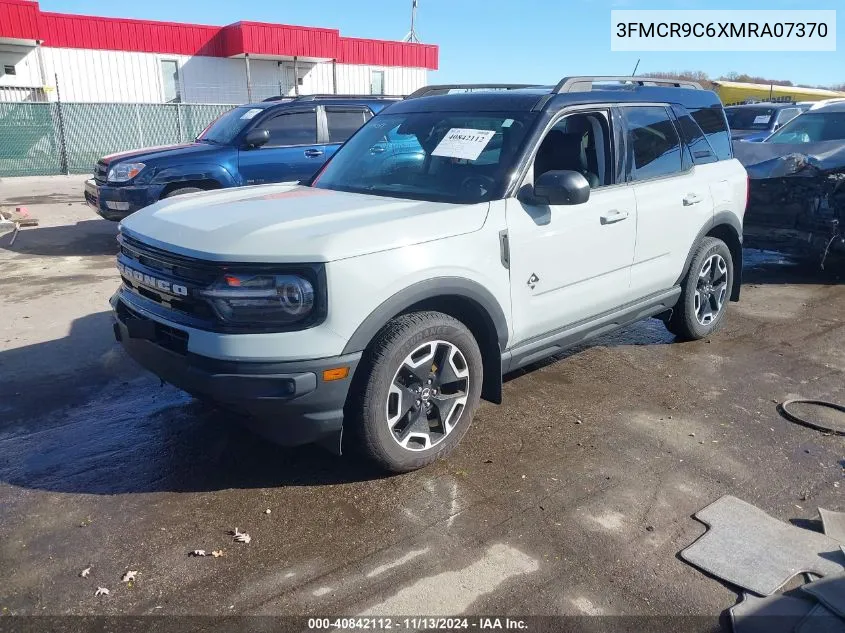 2021 Ford Bronco Sport Outer Banks VIN: 3FMCR9C6XMRA07370 Lot: 40842112