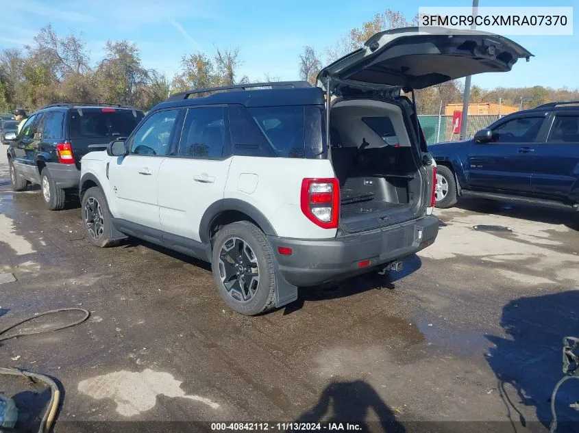 2021 Ford Bronco Sport Outer Banks VIN: 3FMCR9C6XMRA07370 Lot: 40842112