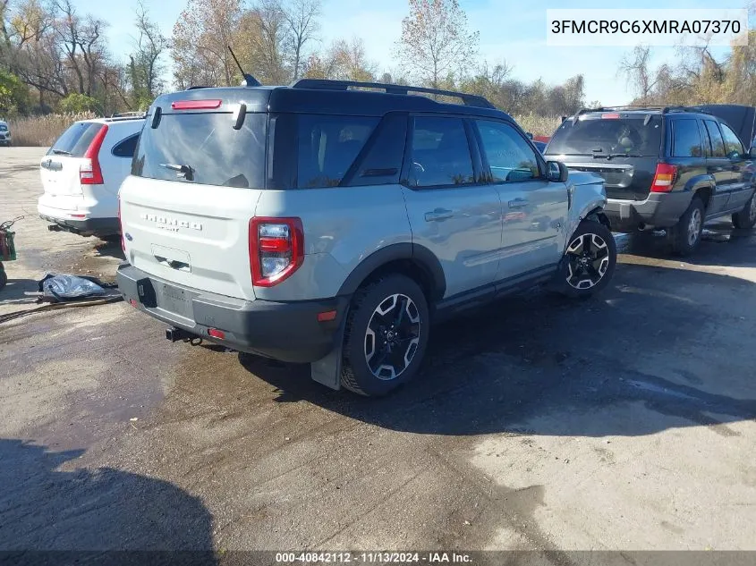 2021 Ford Bronco Sport Outer Banks VIN: 3FMCR9C6XMRA07370 Lot: 40842112