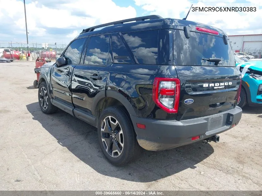 3FMCR9C6XNRD30383 2022 Ford Bronco Sport Outer Banks