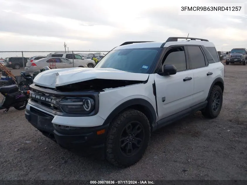 3FMCR9B63NRD41257 2022 Ford Bronco Sport Big Bend