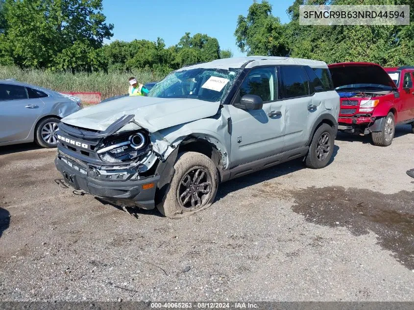 2022 Ford Bronco Sport Big Bend VIN: 3FMCR9B63NRD44594 Lot: 40065263