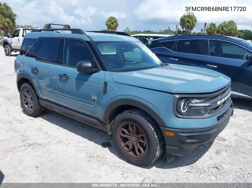 2022 Ford Bronco Sport Big Bend VIN: 3FMCR9B68NRE17720 Lot: 40088779