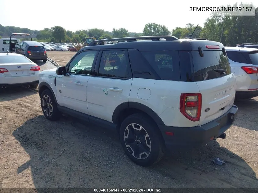 2022 Ford Bronco Sport Outer Banks VIN: 3FMCR9C63NRE29157 Lot: 40156147