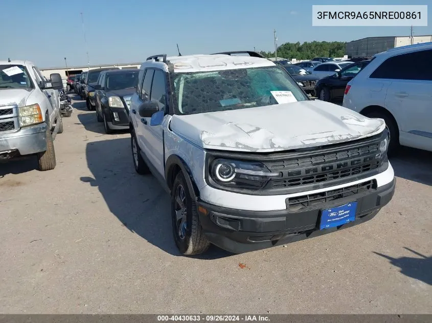 2022 Ford Bronco Sport VIN: 3FMCR9A65NRE00861 Lot: 40430633