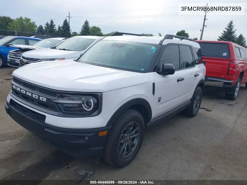 2022 Ford Bronco Sport Big Bend VIN: 3FMCR9B68NRD87859 Lot: 40445899