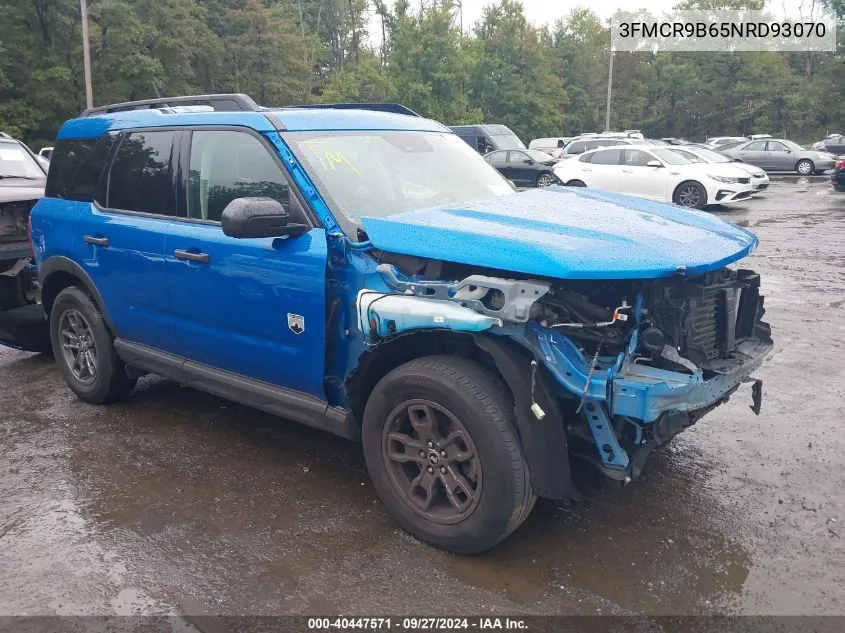 2022 Ford Bronco Sport Big Bend VIN: 3FMCR9B65NRD93070 Lot: 40447571