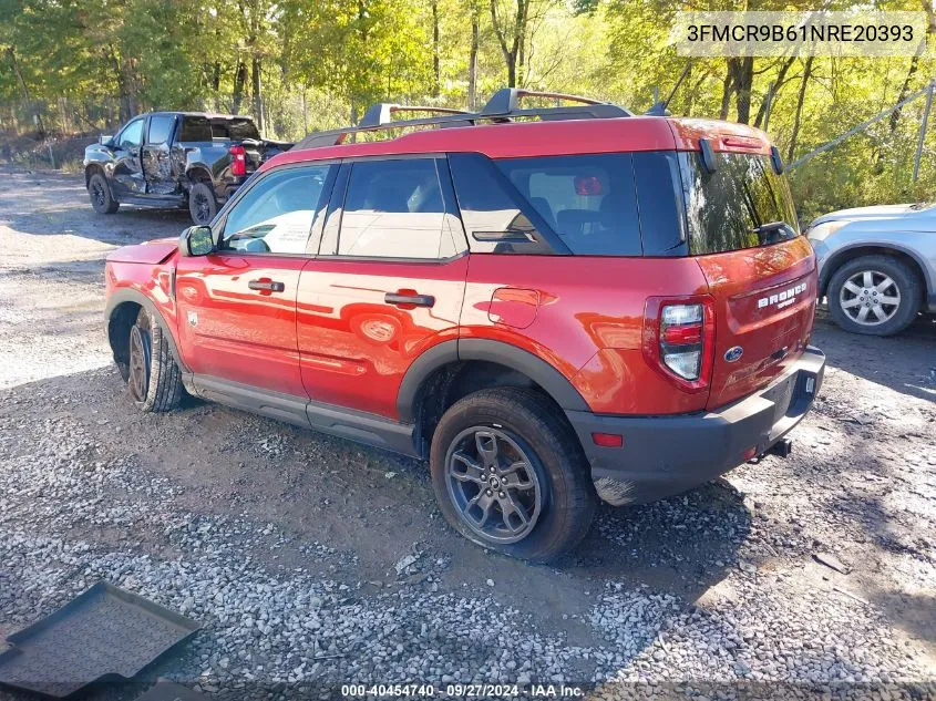 2022 Ford Bronco Sport Big Bend VIN: 3FMCR9B61NRE20393 Lot: 40454740