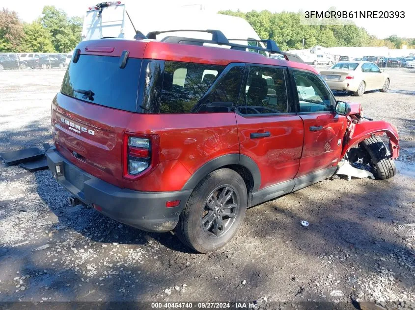 2022 Ford Bronco Sport Big Bend VIN: 3FMCR9B61NRE20393 Lot: 40454740