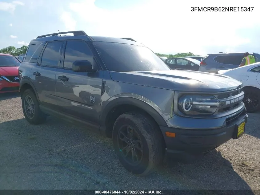 2022 Ford Bronco Sport Big Bend VIN: 3FMCR9B62NRE15347 Lot: 40476044