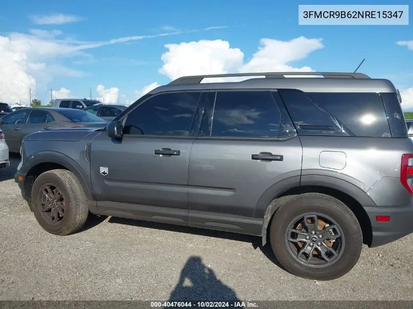 2022 Ford Bronco Sport Big Bend VIN: 3FMCR9B62NRE15347 Lot: 40476044