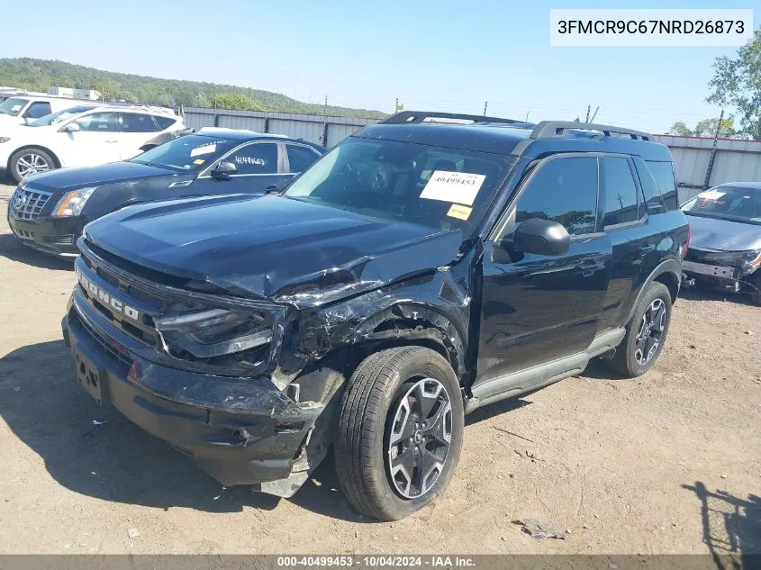 2022 Ford Bronco Sport Outer Banks VIN: 3FMCR9C67NRD26873 Lot: 40499453