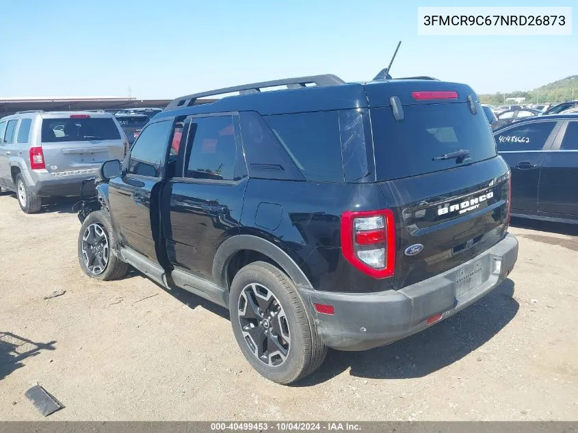 2022 Ford Bronco Sport Outer Banks VIN: 3FMCR9C67NRD26873 Lot: 40499453