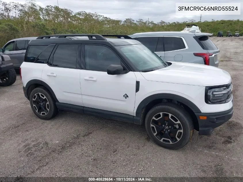 2022 Ford Bronco Sport Outer Banks VIN: 3FMCR9C66NRD55524 Lot: 40529654