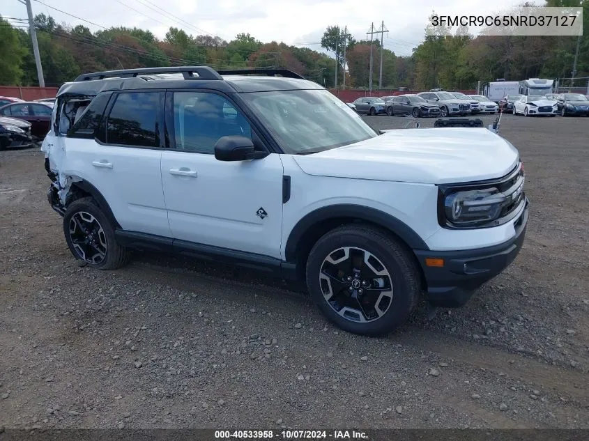 2022 Ford Bronco Sport Outer Banks VIN: 3FMCR9C65NRD37127 Lot: 40533958