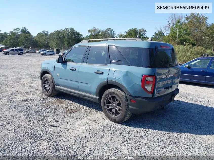 2022 Ford Bronco Sport Big Bend VIN: 3FMCR9B66NRE09499 Lot: 40573419