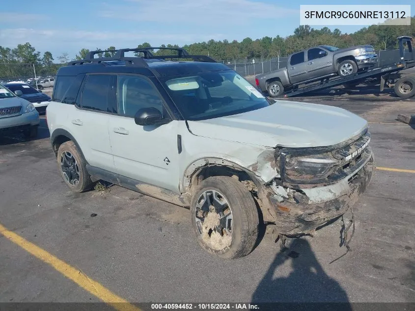 2022 Ford Bronco Sport Outer Banks VIN: 3FMCR9C60NRE13112 Lot: 40594452