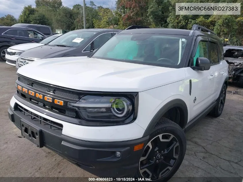 2022 Ford Bronco Sport Outer Banks VIN: 3FMCR9C66NRD27383 Lot: 40606823