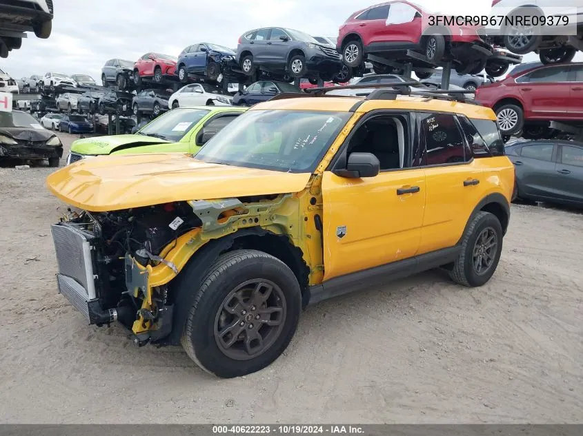 2022 Ford Bronco Sport Big Bend VIN: 3FMCR9B67NRE09379 Lot: 40622223