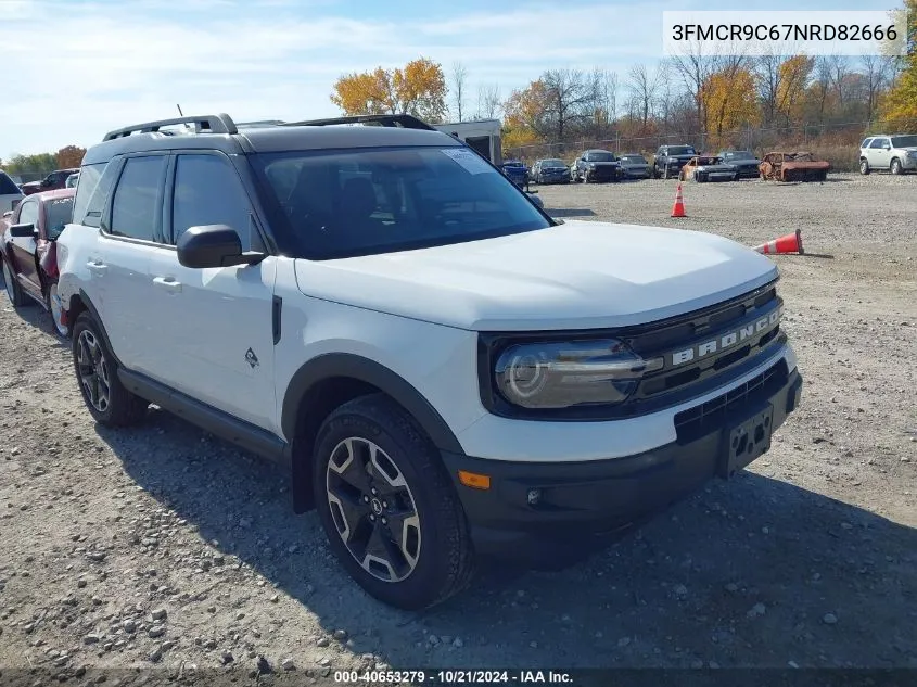 2022 Ford Bronco Sport Outer Banks VIN: 3FMCR9C67NRD82666 Lot: 40653279