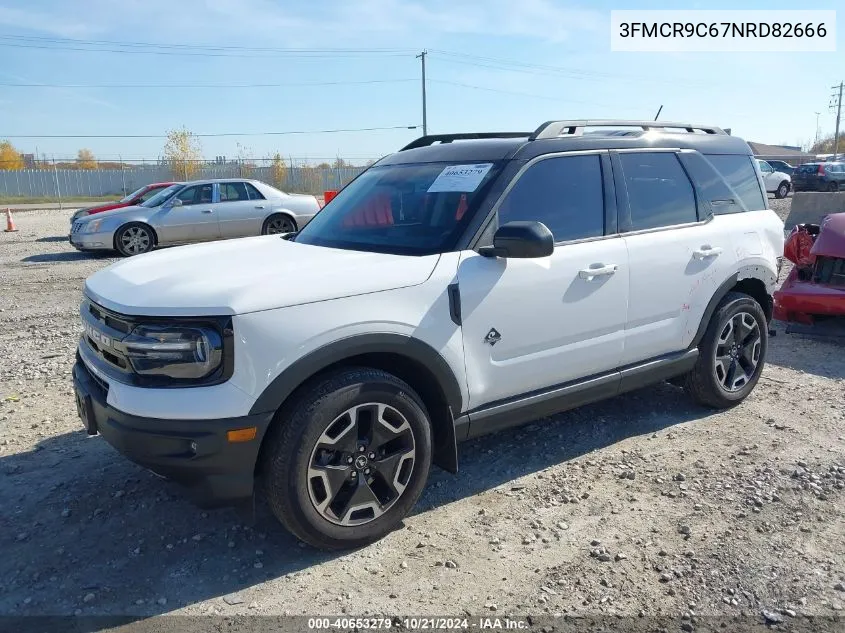 2022 Ford Bronco Sport Outer Banks VIN: 3FMCR9C67NRD82666 Lot: 40653279