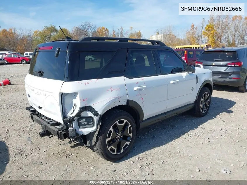 2022 Ford Bronco Sport Outer Banks VIN: 3FMCR9C67NRD82666 Lot: 40653279