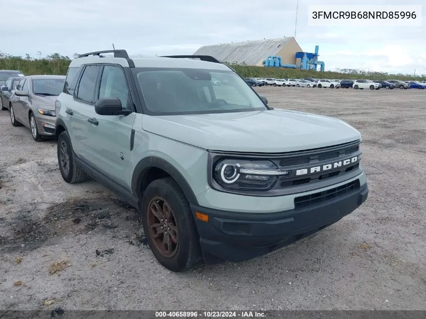 2022 Ford Bronco Sport Big Bend VIN: 3FMCR9B68NRD85996 Lot: 40658996